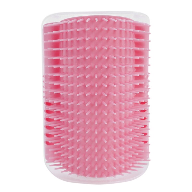 Cats Brush Corner Cat Massage Self Groomer Comb Brush Cat Rubs the Face with a Tickling Comb Cat Product: Pink