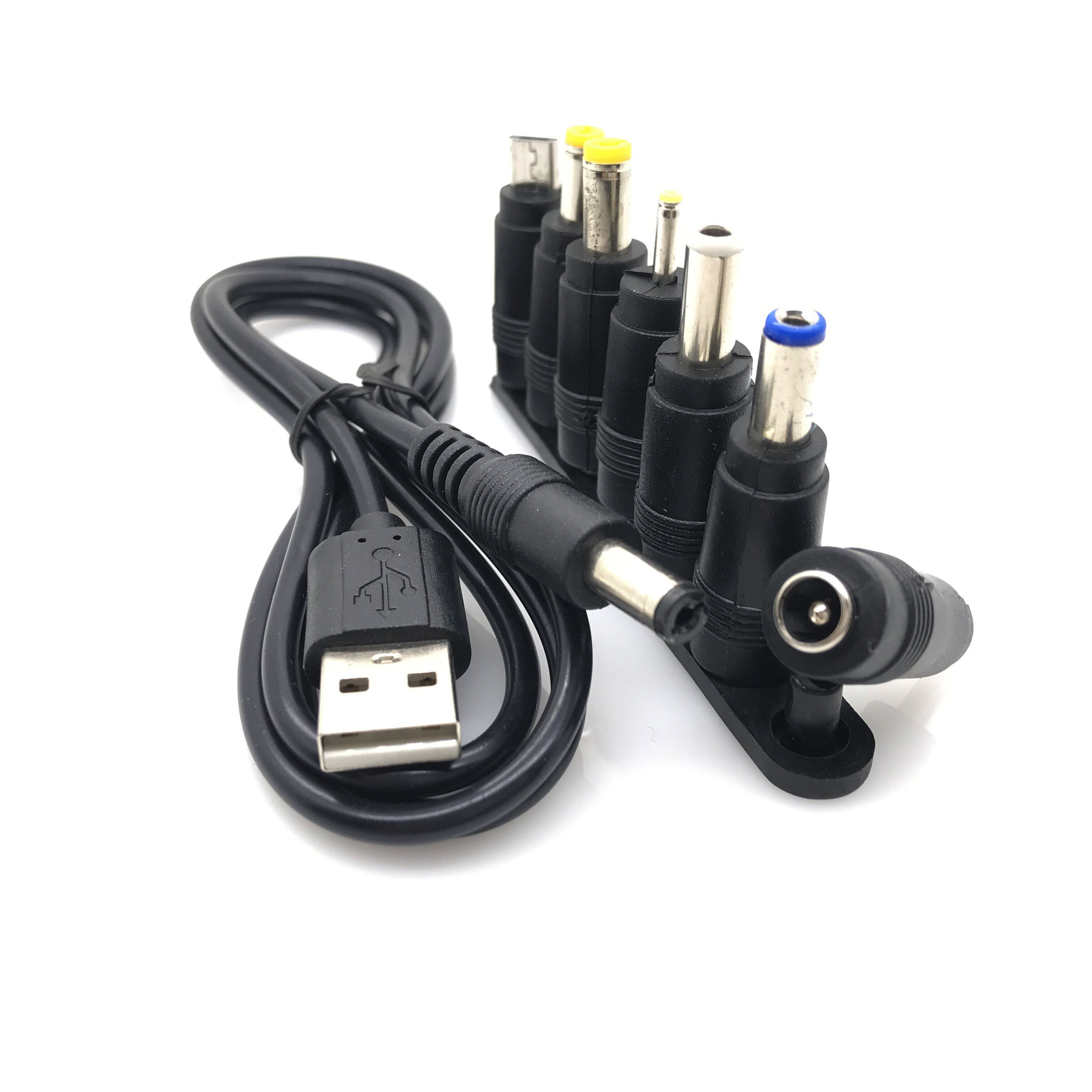 USB to DC Power Cable Universal USB to DC Jack Charging Cable Power Cord Plug Connector Adapter for Router Mini Fan Speaker