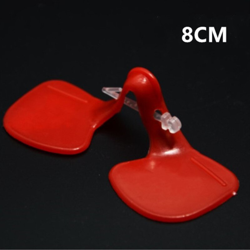 50 Pcs Kip Glazen Plastic Materiaal Geperforeerd Anti-pikken Kippen Kip Levert Apparatuur Bril