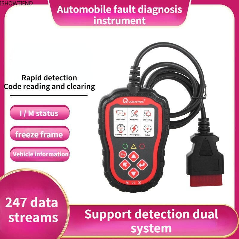 Vehicle Fault Diagnosis Instrument Fault Reading Reset Scanner Rapid Detection Code Reading Clearing Equipments Car Accessories