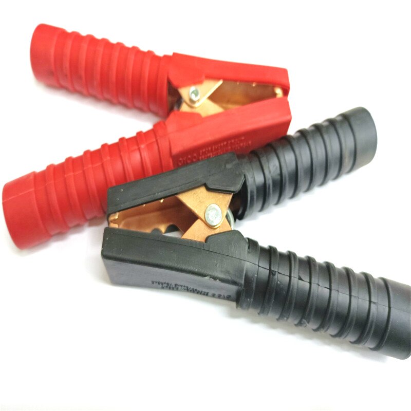 2Pcs 200A Red+Black Car Alligator Battery Clamps Crocodile Clip Alligator Clips Connector Plug Power.