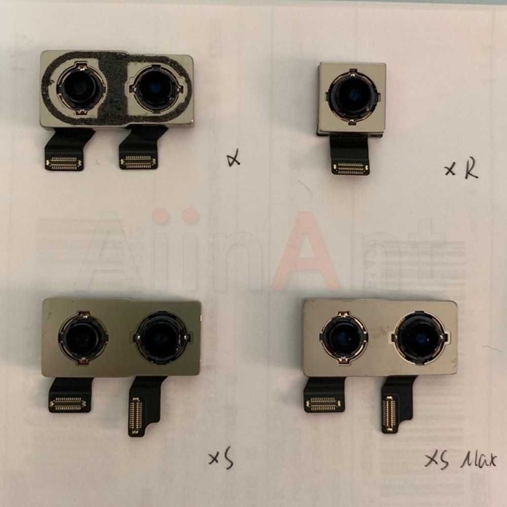 100% Original para iPhone 6 iPhone 6 6s 7 8 Plus cámara Real para iPhone X Xs X 11 Pro Max XR Cámara Flex Cable de teléfono de piezas de repuesto