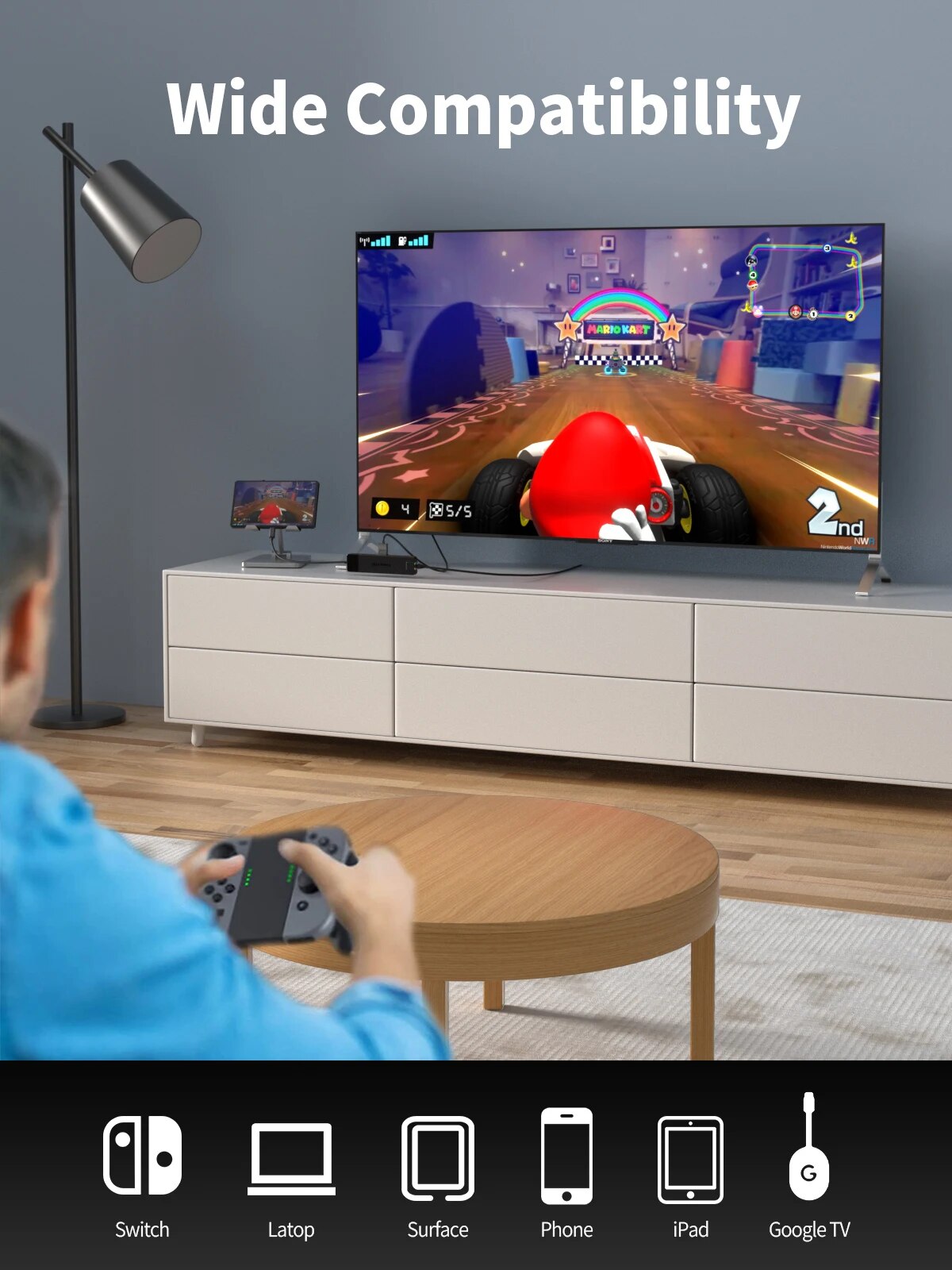 Koncentrator 4K USB USB C do podwójnej stacji dokującej HDMI VGA Gigabit Adapter USB 3.0 VGA Czytniki kart SD do laptopów z systemem Windows