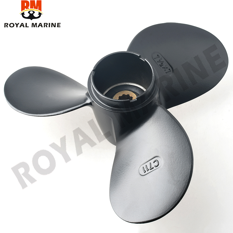 Hélice 58111-98651-019 (3x7, 1/2x7) 7 1/2x7 para Suzuki DF4 DF5 DF6 4HP 5HP 6HP 58111-98651 5811198651019 piezas de motor de barco