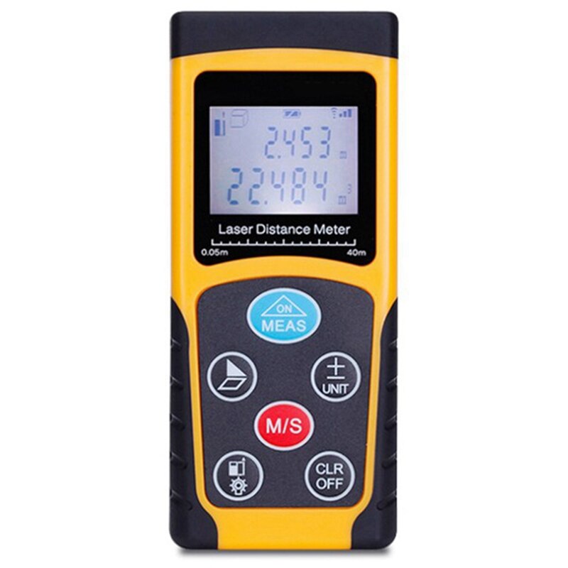Misuratore di distanza laser strumento di test della distanza del righello elettronico multifunzione misurazione della distanza digitale
