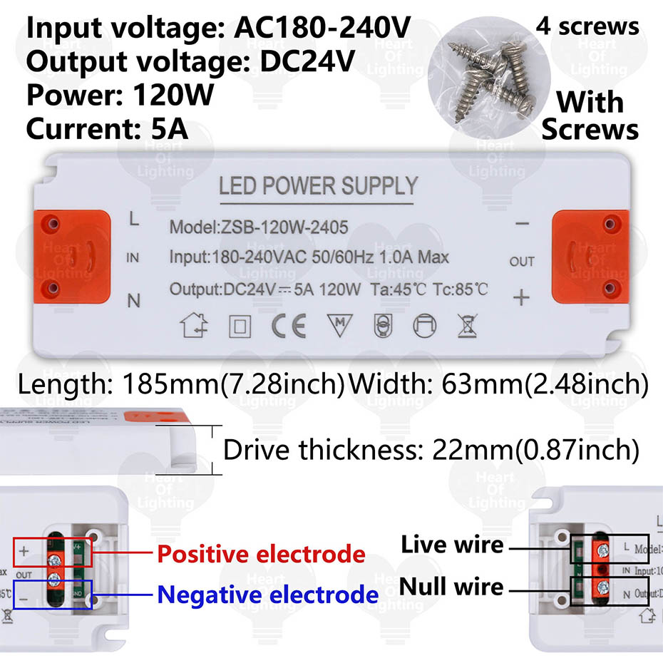 Transformador de iluminación ultrafino DC 12V 24V fuente de alimentación LED 12W 18W 24W 36W 60W 120W controlador 220V 230V 240V para luces de tira LED: Morado
