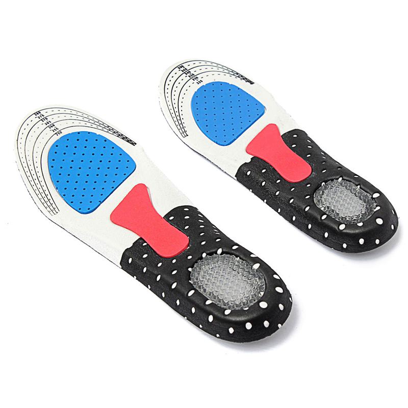 Mannen Gel Orthopedische Sport Running Binnenzool Insert Schoen Pad Arch Ondersteuning Kussen, voor Mannen (250 Mm-285 Mm)