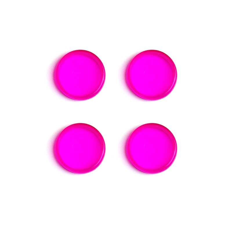 10PCS/Lot Arc Binding Notebook Arc Binding Notebook Office Supplies Mushroom Hole Disc-binding Loose Book Binding Ring Disc: rose red(10pcs)