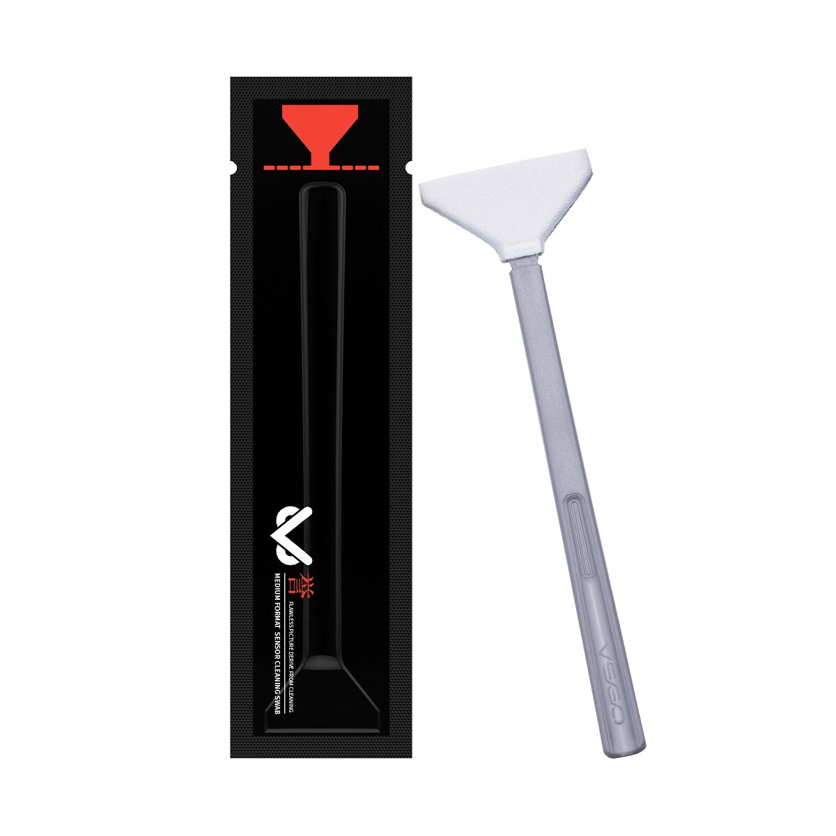 Kit de nettoyage de capteur de Format moyen VSGO écouvillon de nettoyage: 34mm * 12 pièces 10ml nettoyeur de capteur * 1 pièces pour capteur CCD CMOS VS-S04-E