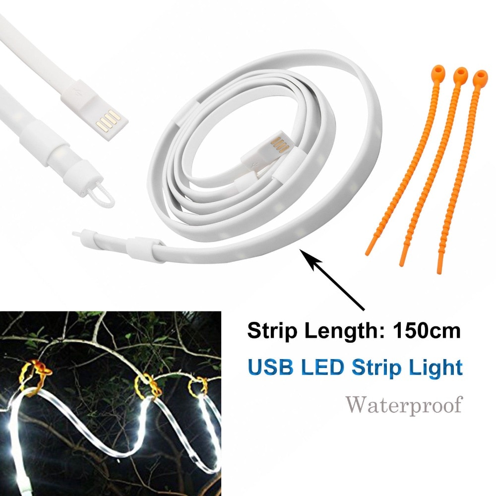 Usb Led Rope 1.5M USB Powered LED Strip Rope Light Lantern Outd... – Grandado