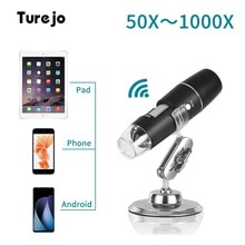 1000X Wifi Microscope Microscope Numérique Portable Portable USB Interface Microscopes électroniques 8 Led Support Pour Android IOS