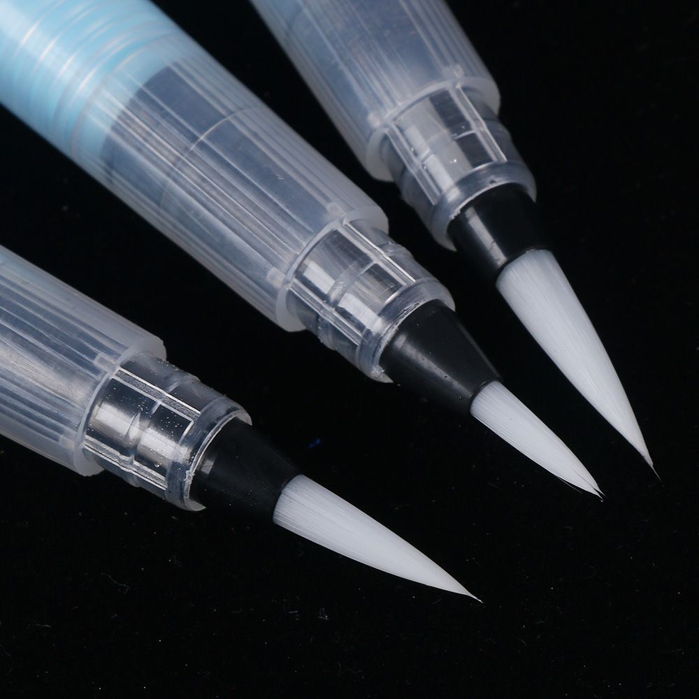 Pincel de tinta recarregável de grande capacidade escova de tinta de água caneta aquarela caligrafia macia escrita pincel desenho arte suprimentos pintura