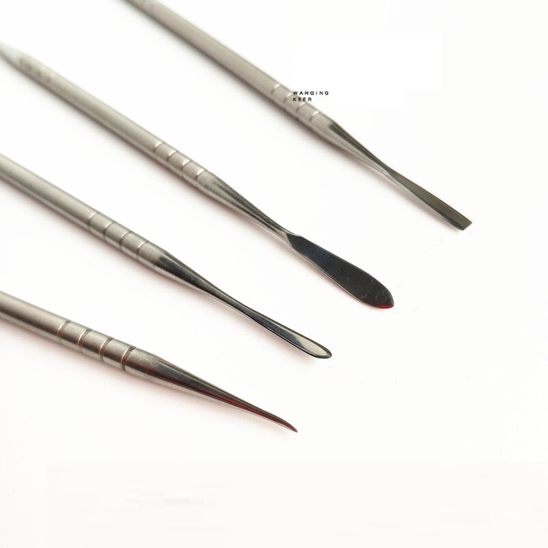 1-4Pcs/Set Soft Clay Stainless Steel Shaping Human Face Baby Head Miniature Food Play Model Sculpture Hand-made Production Tools