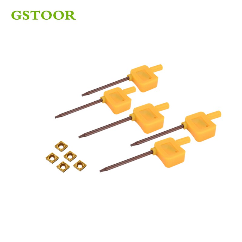 5pcs set Boring Bar Tunring Tool SCLCR 6 7 8 10 12mm with 5Pcs CCMT0602 Insert 95 Degree Right Hand Blade Turning Tool Set