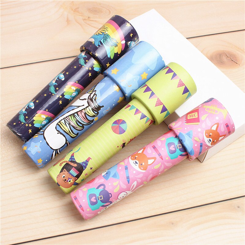 Scalable Rotation Kaleidoscope 30cm Magic Changeful Adjustable Fancy Colored World Toys For Children Autism Kid Puzzle Toy