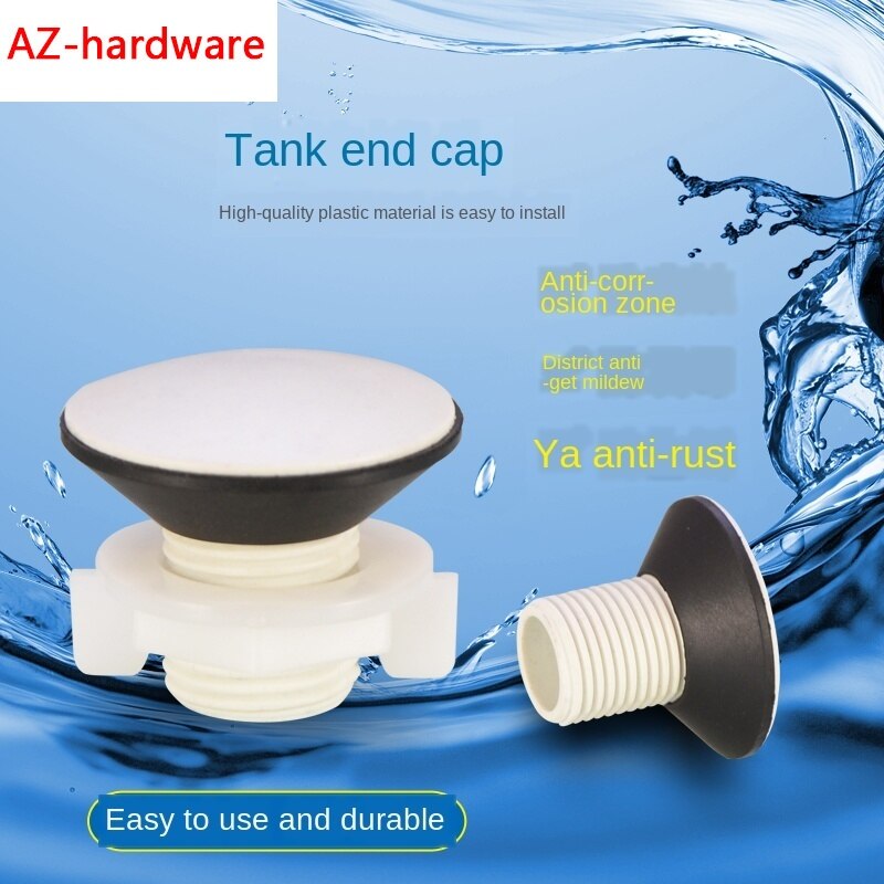 1/2Inch Toilet Tank Plug Plastic Connector Tower Fish Tank Pool Rvs Emmer Plug Cap Badkamer accessoires