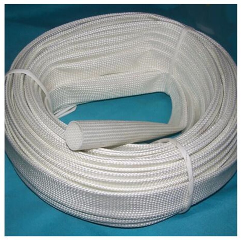 Dia 20m Fiberglass Tube HTG Cable Sleeve Soft Chemical Fiber Glass Wire