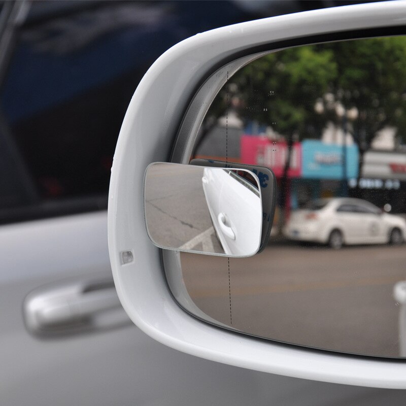 Rechthoekige Gebogen Oppervlak Kleine Ronde Spiegel Voor Auto Achteruitkijkspiegel, Auto Zonder Frame Dodehoekspiegel, grote Maat Een