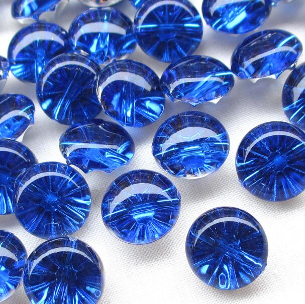 Botones de plástico transparente, Media bola, 13mm, para manualidades de costura, 50 Uds.: 3