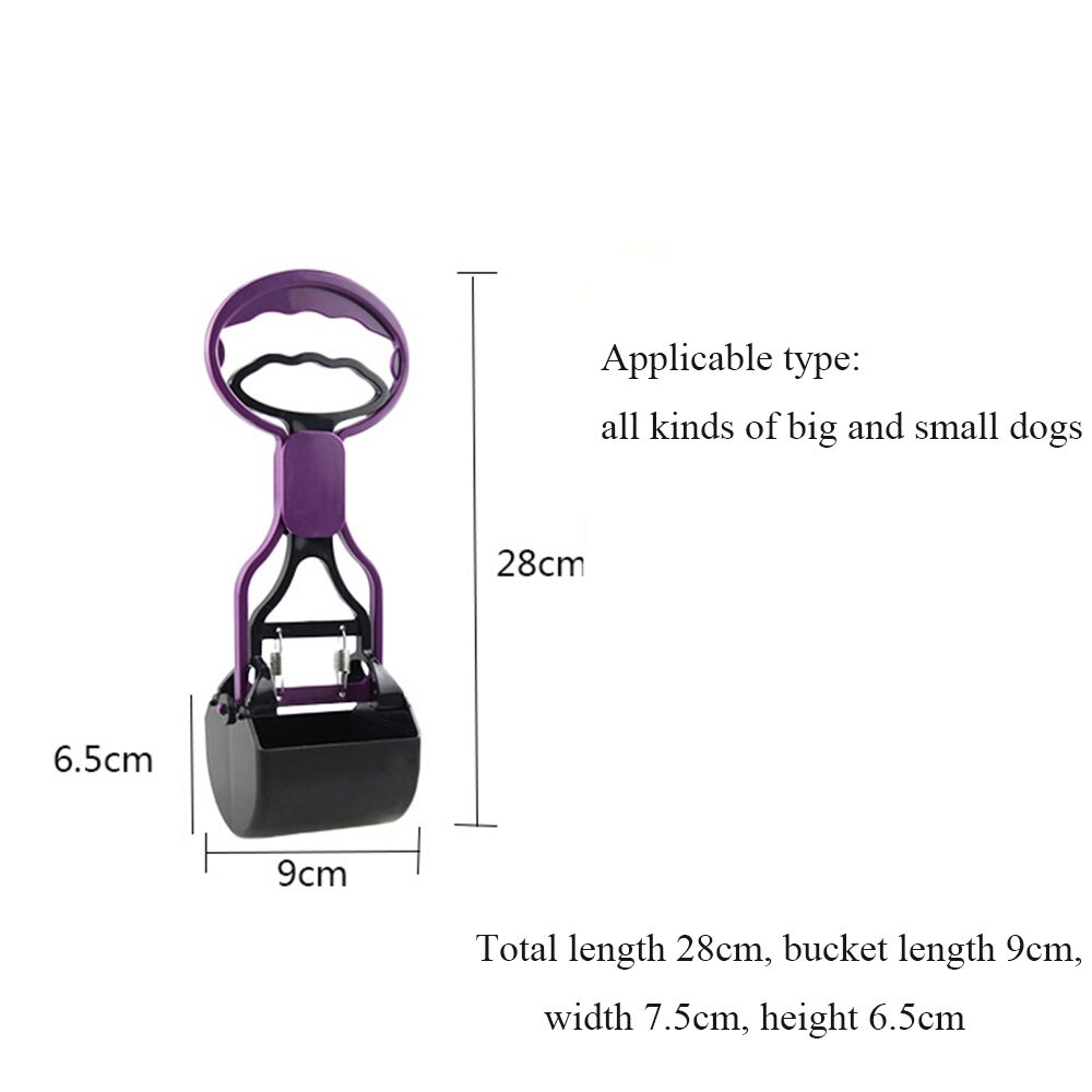 1Pcs Dog Cat Animal Waste Pooper Scooper Long Handle Jaw Poop Scoop Outdoor Cleaner Pick Up Pet Products Accessories