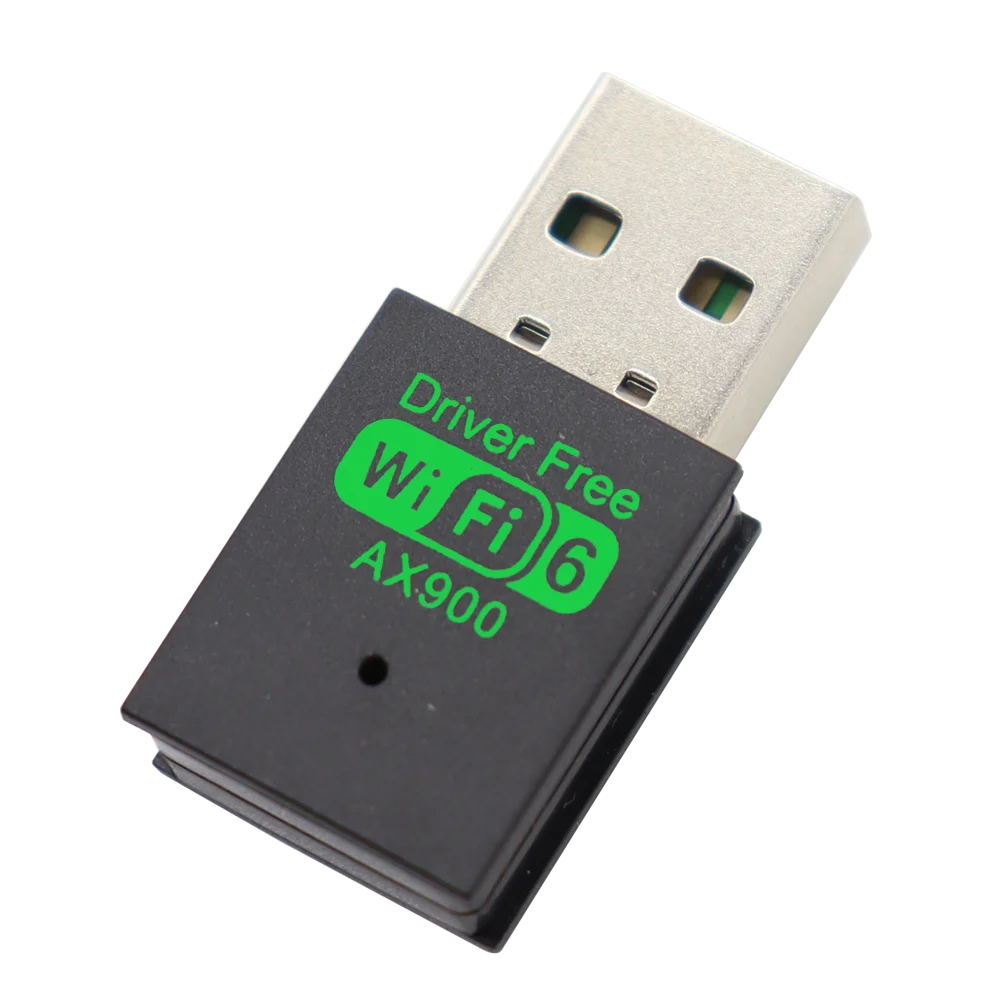 WiFi 6 AX900 USB WiFi Adapter 2.4G/5GHz 900Mbps Wireless Ethernet WiFi Network Card Drive Free USB Dongle for PC Win10/11: WHITE