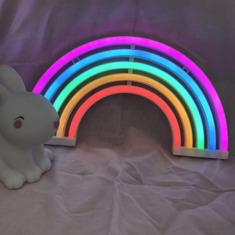 Rainbow LED Light Led Colorful Rainbow Night Light... – Grandado