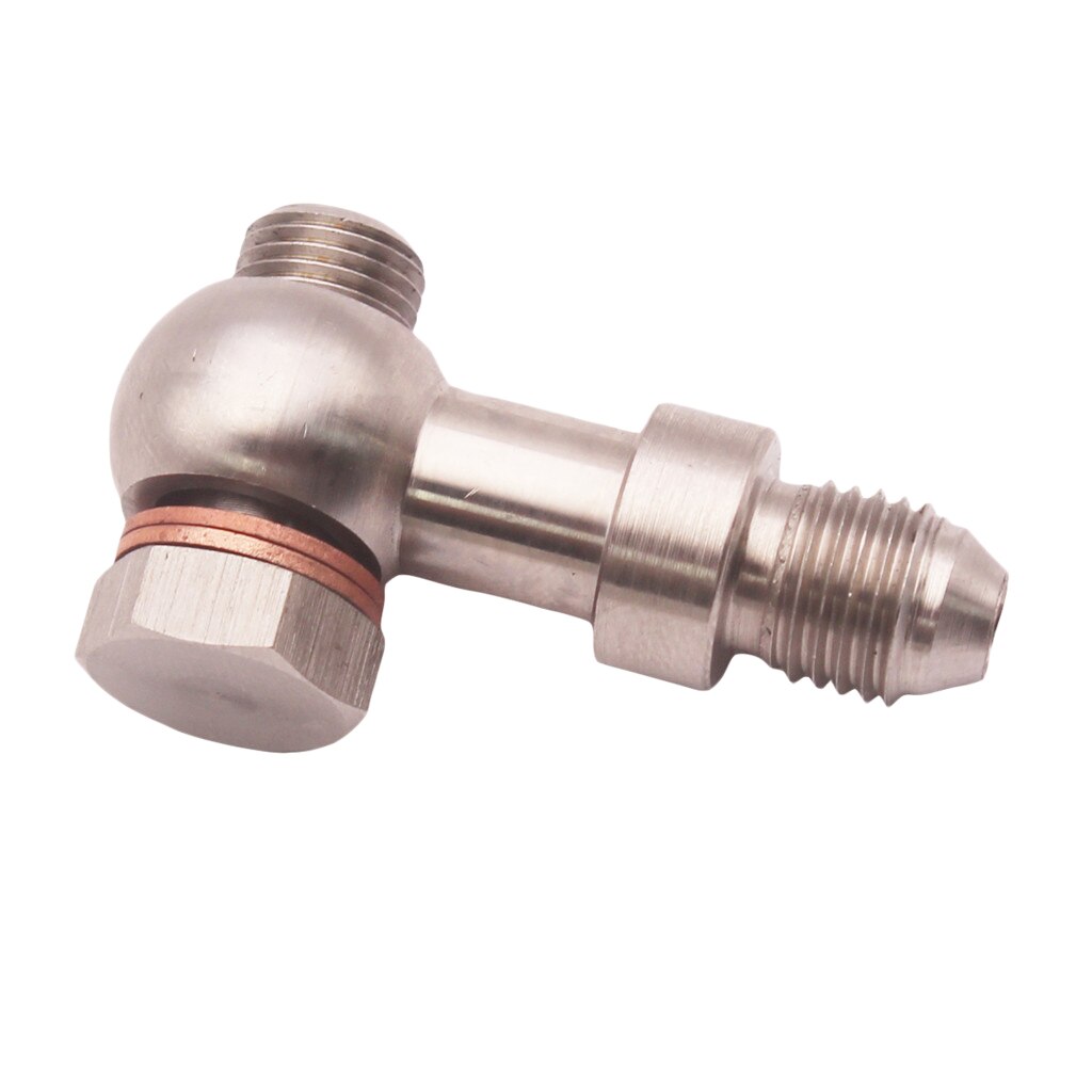 Steel Banjo Fittings M10 X 1.0 (Metric 1.5mm) To -4 AN, Aluminium Alloy