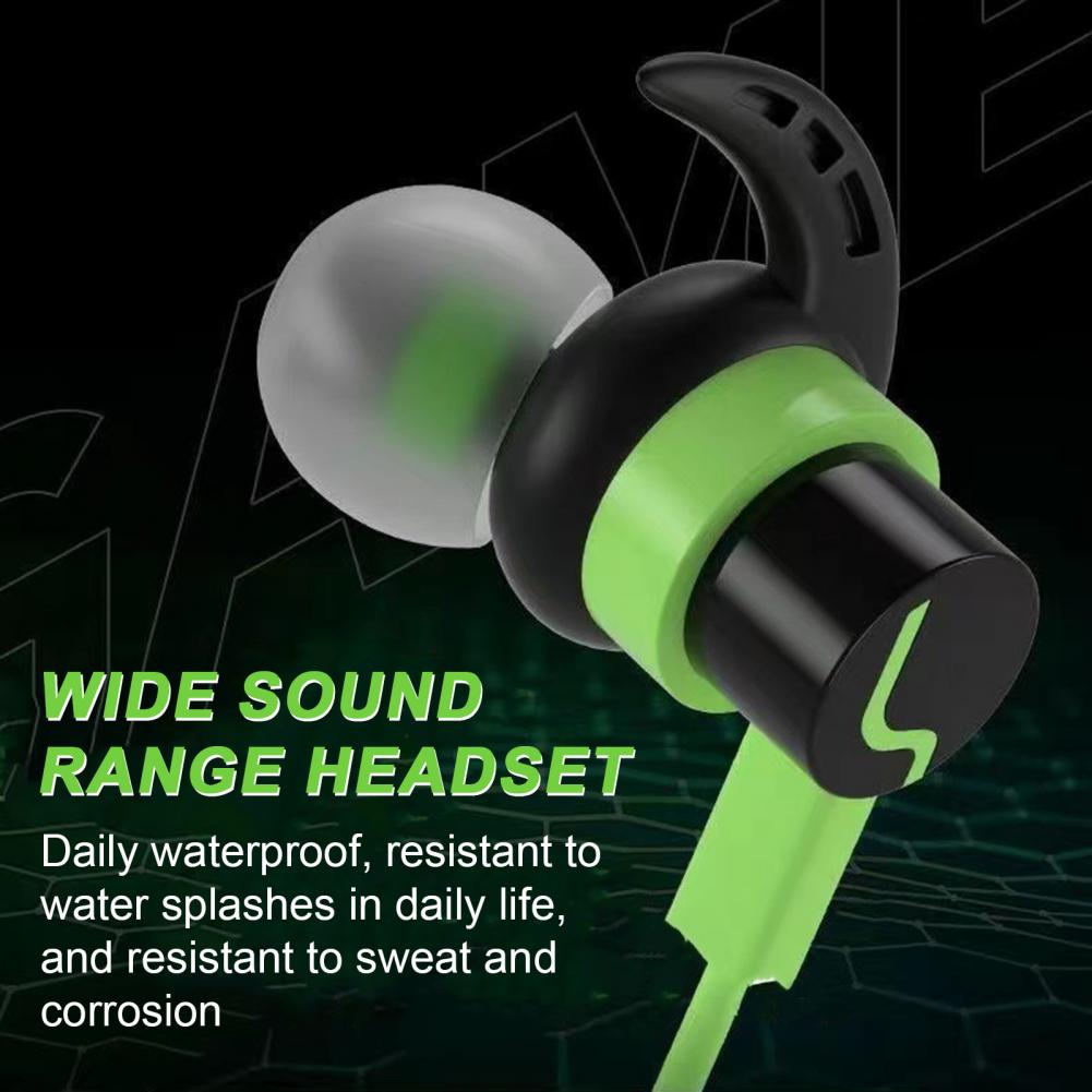 Wired Headphone 3.5mm/Type-C E-sports Headphones Stereo Sound Music In-ear Earphone with Mic Shark Fins Gaming Headset