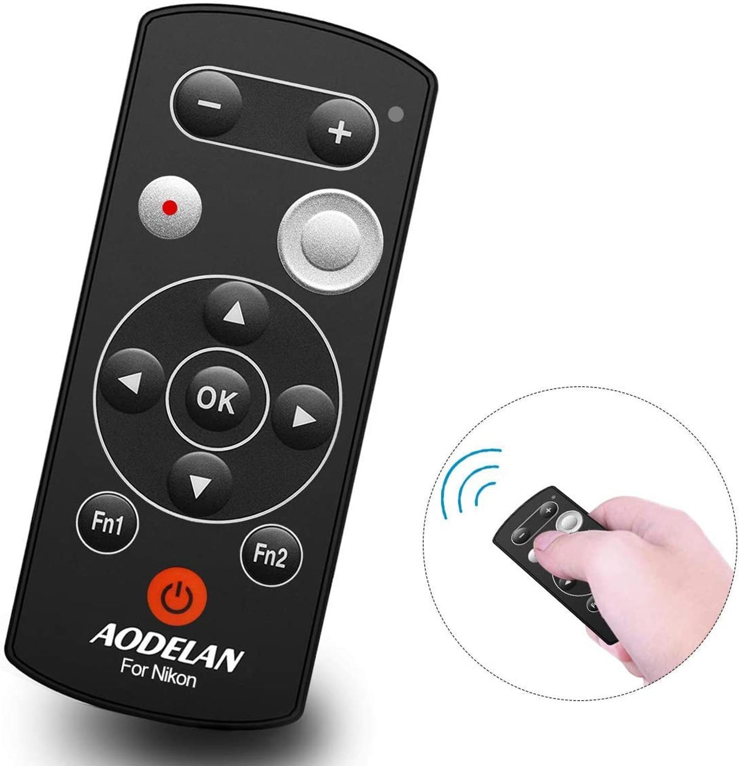 AODELAN ML-L7A Wireless Camera Remote Control Shutter Release for Nikon Zfc A1000 P1000 B600 P950 Z50, Replace Nikon ML-L7