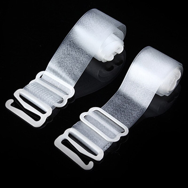 1cm brede, doorzichtige bh-bandjes voor vrouwen, verstelbare, onzichtbare, transparante bh-bandjes, schouderband zonder rug, bh-verlengstuk, accessoires: Bevroren