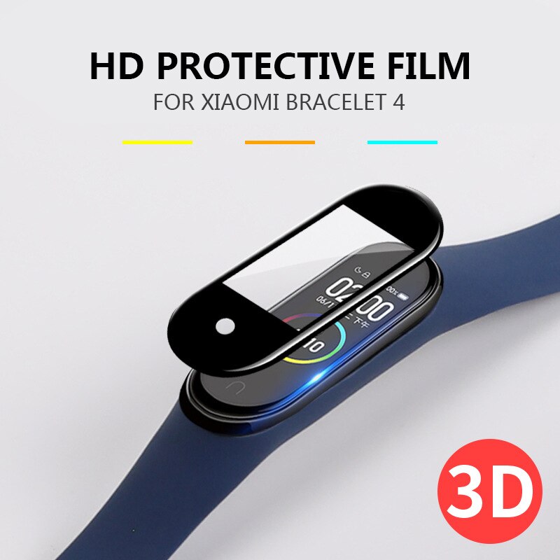 Horloge Beschermfolie Voor Xiaomi Armband 3/4 Huisdier Zijde Scherm Beschermende Film Hd Anti-Vingerafdruk Anti-Explosie Gehard zachte