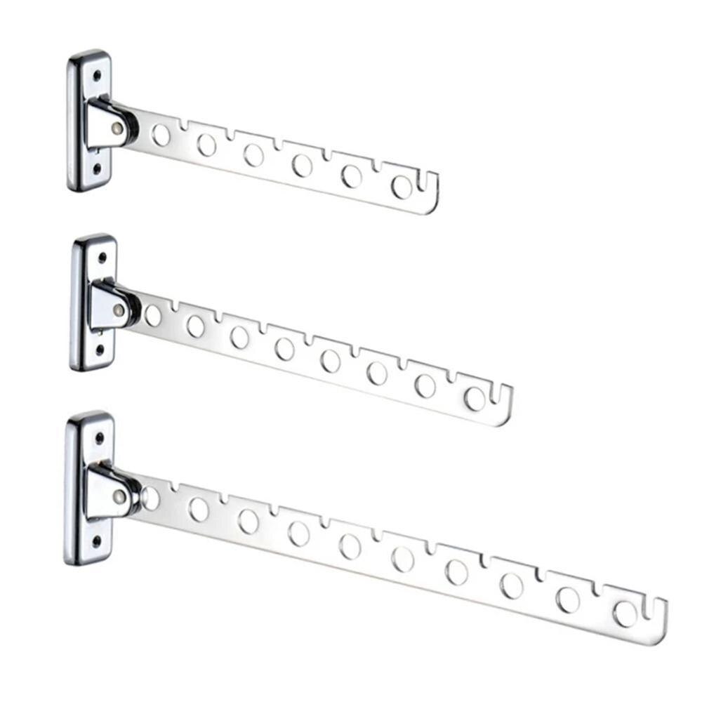 Swing Kapstok Kleerhangers Wall Mounted Hanger Rvs Indoor Ruimtebesparend Kleding Hangers Voor Kleding