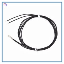 PT1000 Probe 3mm * 15mm Up to 450 Degree line 1m Platinum Thermal Resistance Sensor For 3D Printer E3D Volcano/ V6 Heater Block