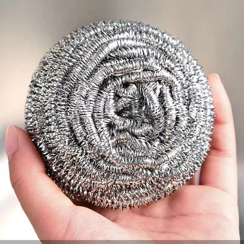 Brosse à boule métallique en acier inoxydable 50/1x, pour la vaisselle, les Pots, les poêles, le nettoyage des épurateurs, la cuisine domestique, nettoyeur de vaisselle, outils