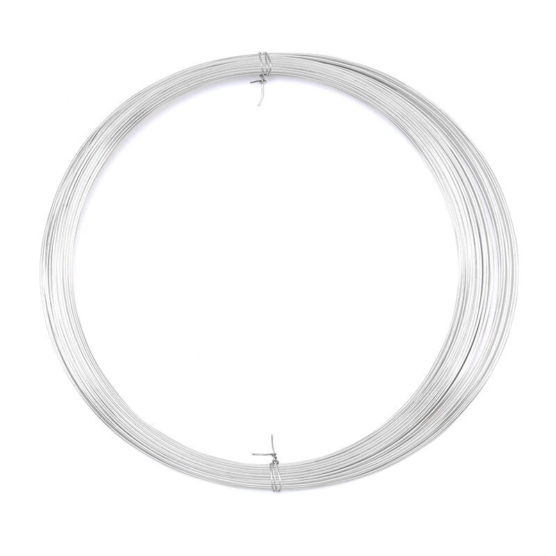 Fil en argent Sterling 925, 2M, 0.3-1.0mm, pour la fabrication de bijoux, demi-dur, rond, accessoires de fil de bijoux, bricolage
