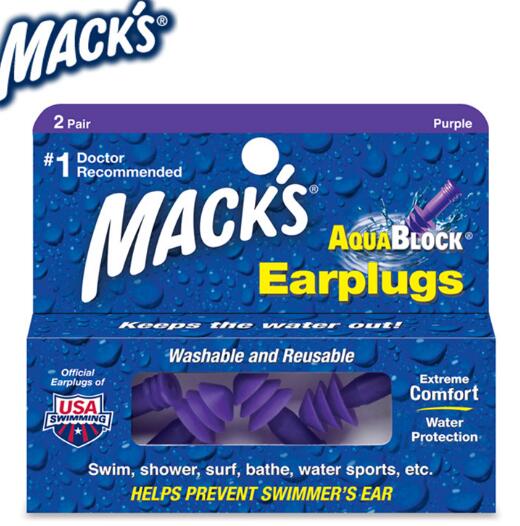 2 Pairs Macks Professionele Zwemmen Oordopjes Waterdicht Zwemmen Oordopjes Geluiddichte Anti Snore Oordoppen