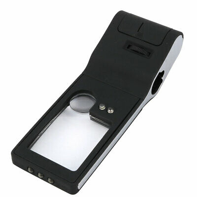 3X 10X 55X Coin Stamp Appraisal LED Microscope Magnifier Magnifying Glass