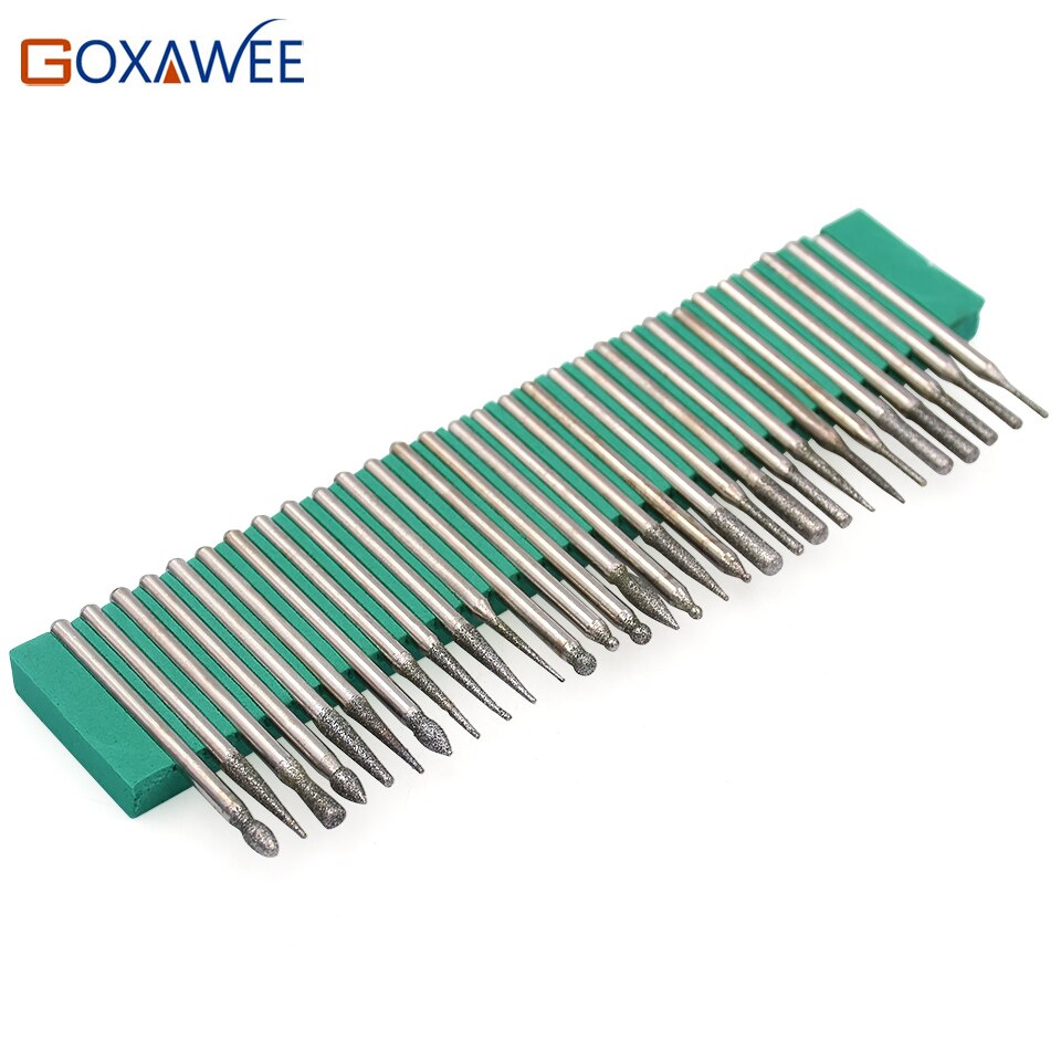 42Pcs Dremel Accessoires Rotary Gereedschap 30 Stuks Diamond Burs 12Pcs Diamant Zaagbladen Mini Slijpschijven Boren voor Dremel Gereedschap