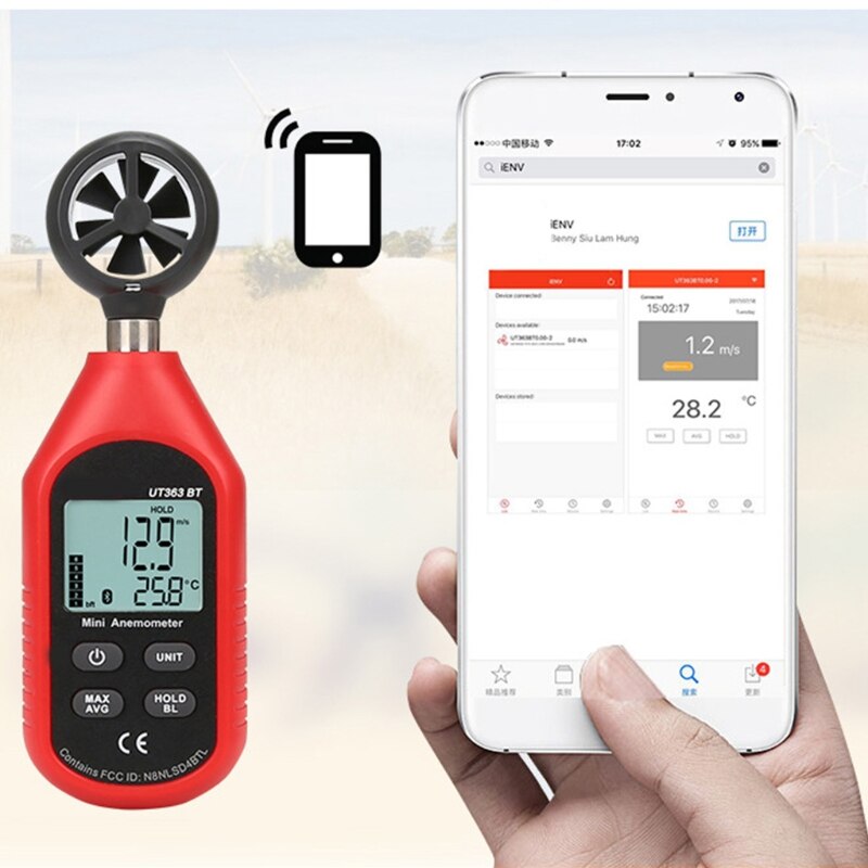 Digital Anemometer Wind Speed Tester Fast Measurement for Weather