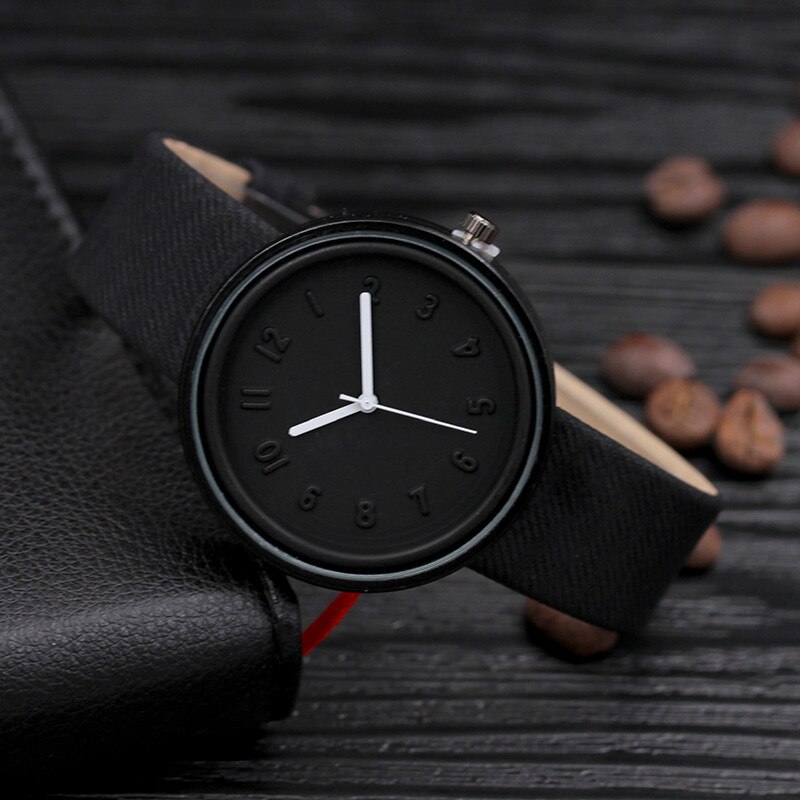 Women's Watch Unisex Simple Bracelet Number Male Female Quartz Men Watches Belt Wrist Ladies Girls Clock Damenuhr