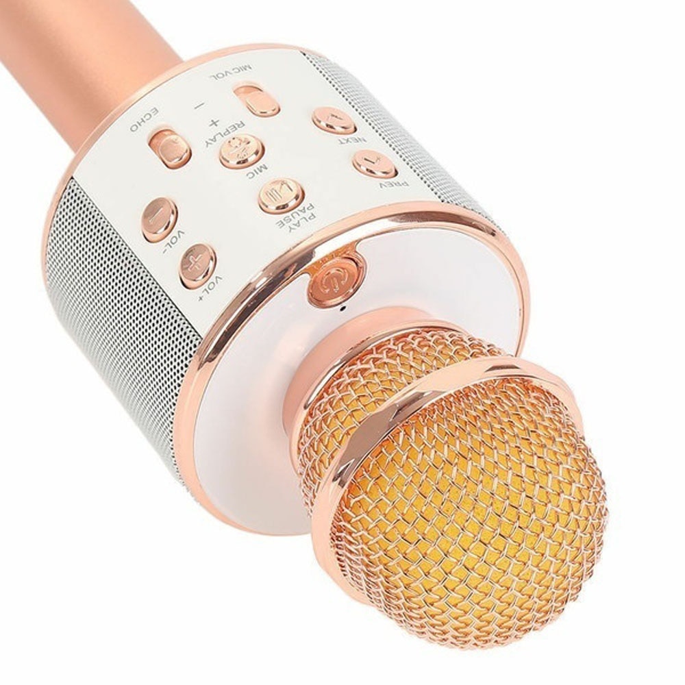 Bluetooth Karaoke Microphone Wireless Microphone Professiona Speaker Handheld Microfone Player Singing Recorder Mic