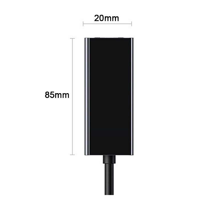 USB to Ethernet Adapter USB 3.0 Hub to Gigabit Ethernet LAN RJ45 Network Card Adapter for Windows PC Laptop