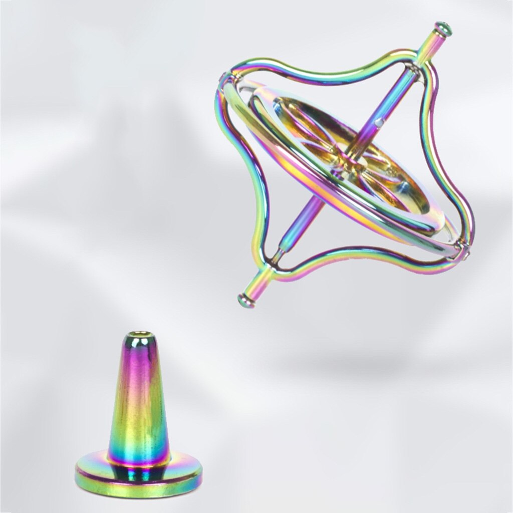 Precision Gyroscope Alloy Anti-Gravity Spinner Balance Toy Fingertip Spinning Top