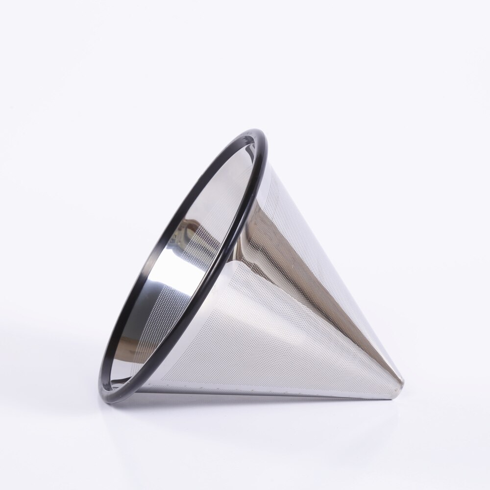 Stainless steel reusable coffee filter dripper v60 drip filters coffees basket holder MJ070115