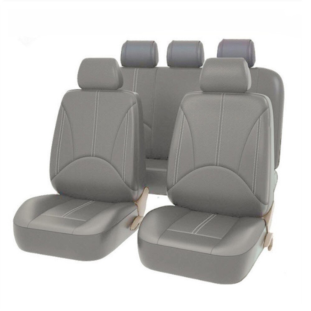 Auto Accessoires Voor Lexus Es Ct Is Gs GS350 Gx Ls LS430 Rx RX450H Lc Ux Sc Convertible Sc Coupe HS250H Lederen Auto Stoelhoezen: ZT01-5Seats-Grey