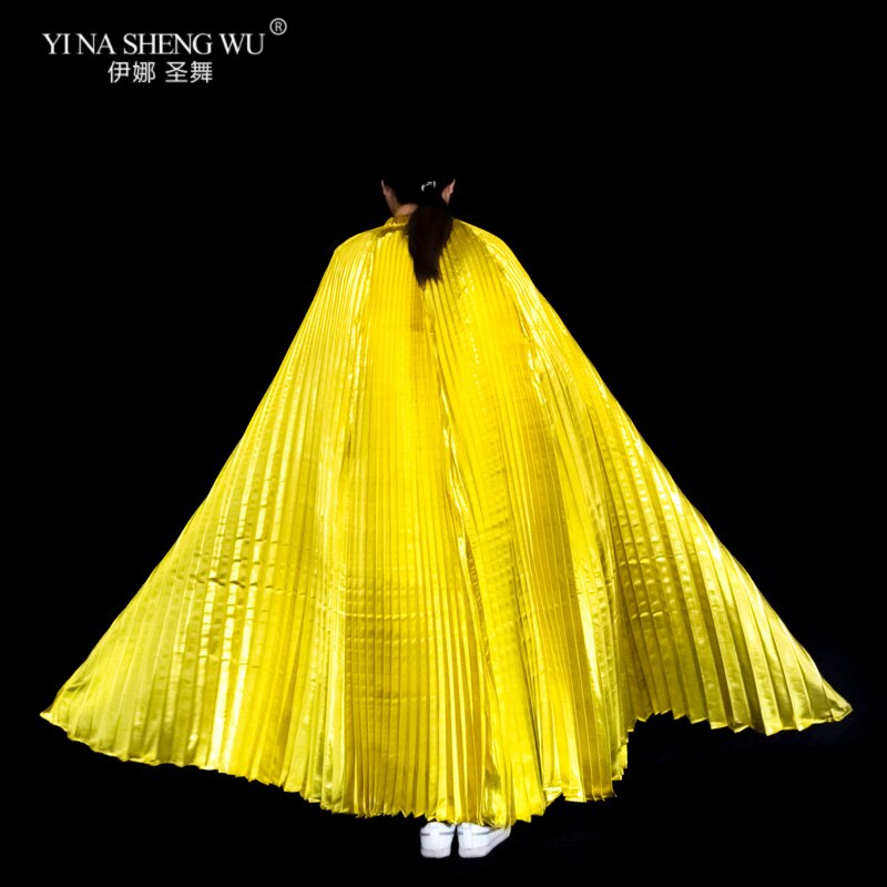 Alas de Isis para danza del vientre para adultos, accesorio para danza del vientre, bollwood, Oriental, egipcio, alas, disfraz sin palos, dorado