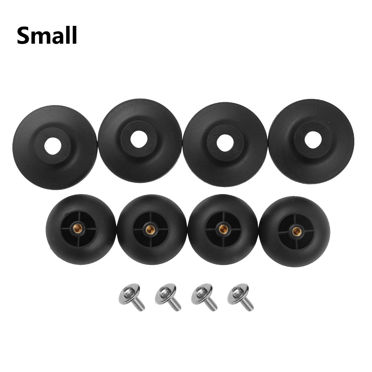 2/4 Sets Kitchen Grips Universal Cookware 6mm Holes Lids Knob Handle Cooking Pot Pan Replacement Knobs with Screw Rubber Gasket
