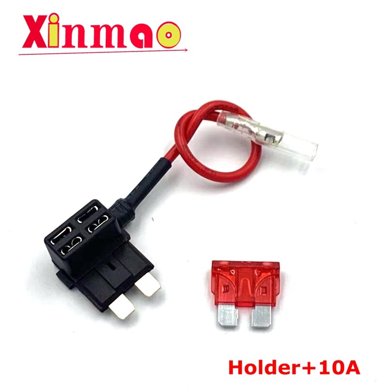 12V Mini Kleine Medium Size Auto Zekeringhouder Add-A-Circuit Tap Adapter Met 10A Micro Mini standaard Atm Blade Zekering
