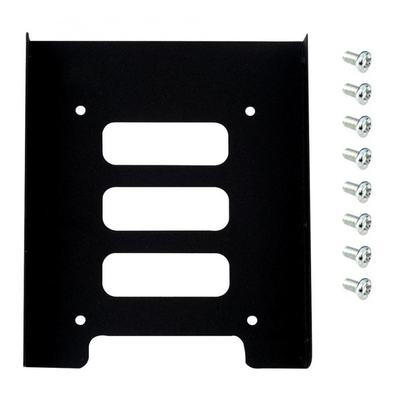 2.5 "  to 3.5 " ssd hdd -sovittimen asennusalusta kiinnike kiintolevyn pidike tietokoneen kiintolevyn koteloon