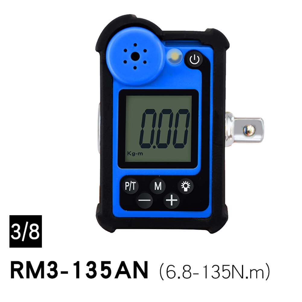 Portable Torque Meter Big Screen Digital Display Torque Meter Backlight Function Small Size Torsiometer Alarm Function LED Light: RM3-135AN
